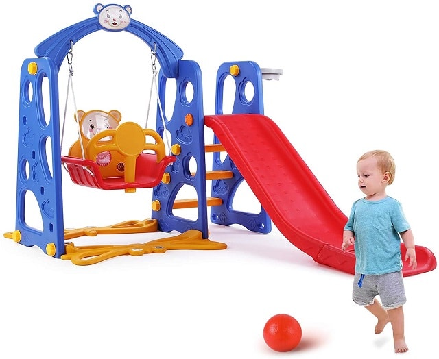 Toddler 4 in 1 Climber and Swing Set