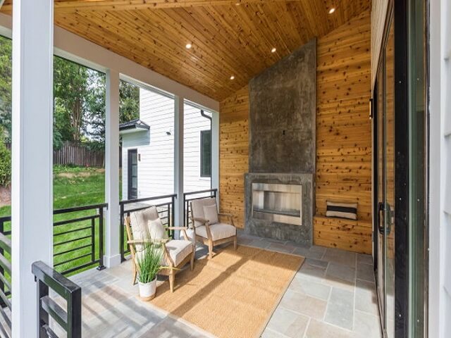 Warm Wood Perfect Porch