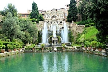 Villa d'Este Gardens at Tivoli - Italia Gardens