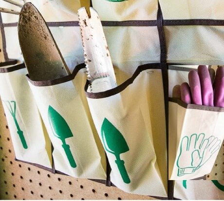 Hanging Shoe Organizer for Gardening Tools