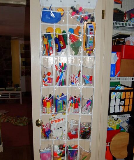 Hanging Shoe Organizer for Painting Materials