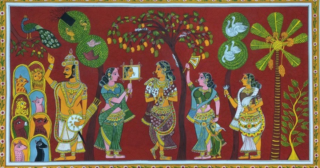 Cheriyal Scrolls Painting